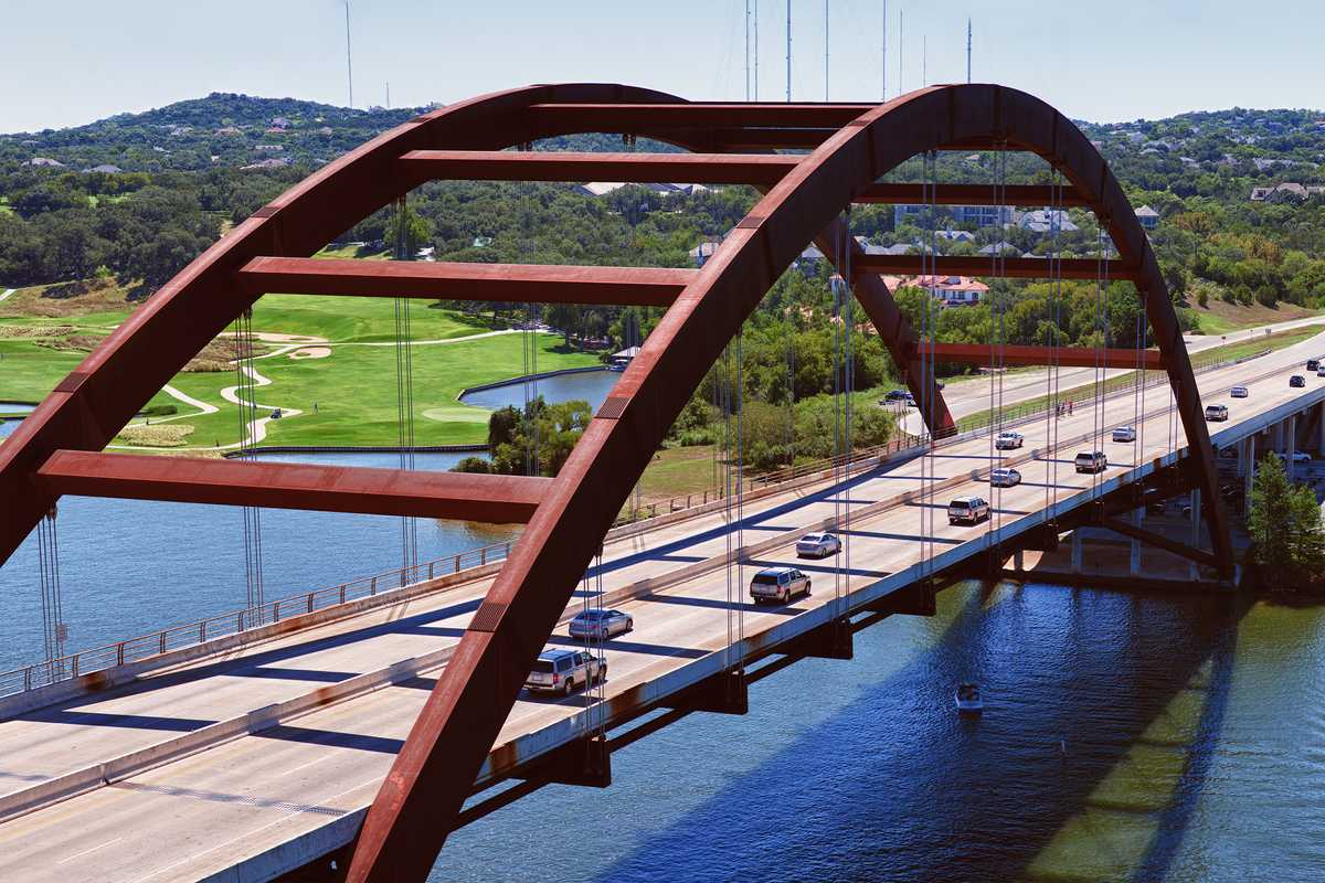 Pennybacker Bridge in Austin, Texas