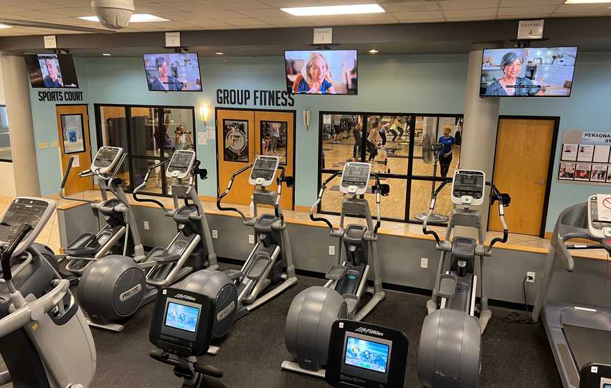 Cardio equipment at Fuel Fitness Durham